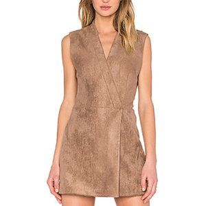 BCBG Caryn Faux Suede Dress